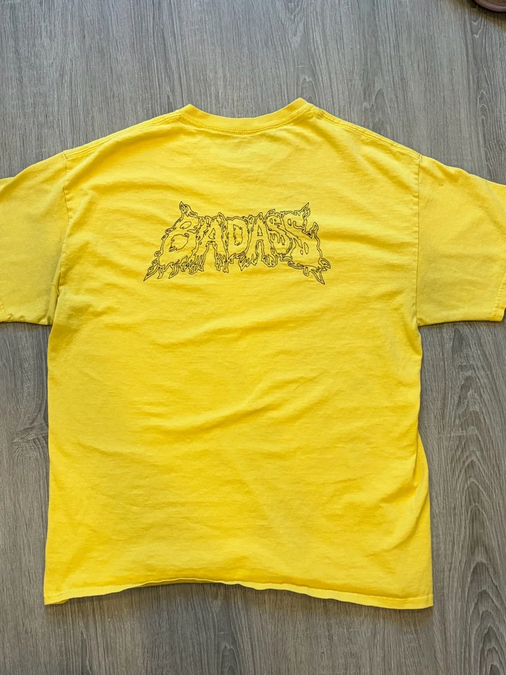 Joey Bada$$ Tour Merch Yellow Graphic T-Shirt